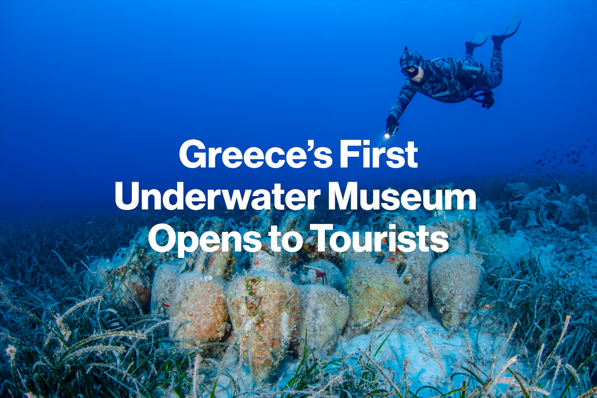 Greece’s First Underwater Ancient Museum Opens To Tourists