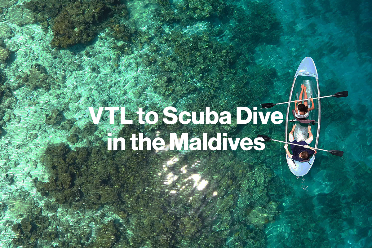 VTL to Scuba Dive in the Maldives