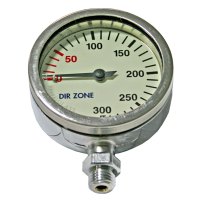 DIR Zone 63mm 230 Bar Diving Pressure Gauge