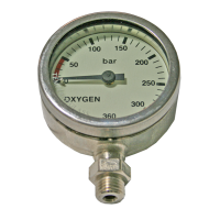 52mm Oxygen Diving Pressure Gauge