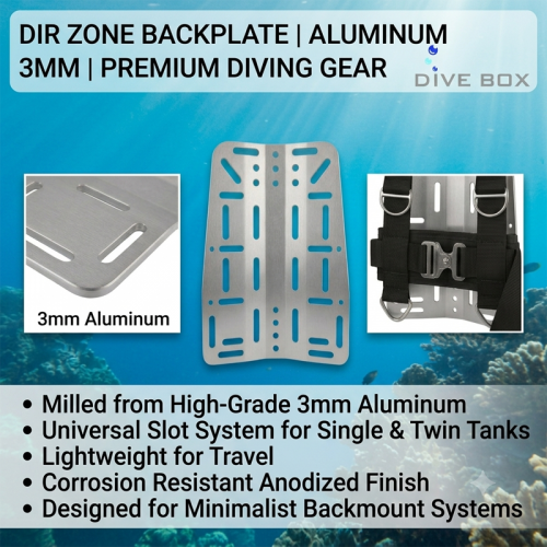 DIR Zone Backplate Aluminum 3 mm