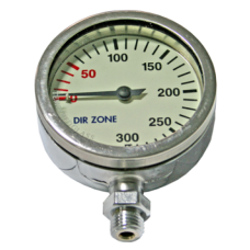 DIR Zone 63mm 230 Bar Diving Pressure Gauge