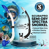 Scubapro Semi-Dry Spectra Snorkel Scubapro Semi-Dry Spectra Snorkel