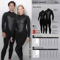 Gull Black Edition 3mm Full Suit Men's Gull Black Edition 3mm Full Suit Men's