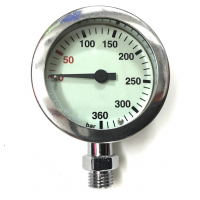 52mm White Dial Diving Pressure Gauge