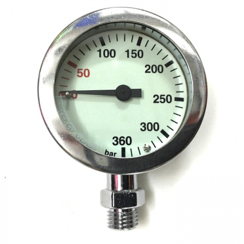 52mm White Dial Diving Pressure Gauge 52mm White Dial Diving Pressure Gauge