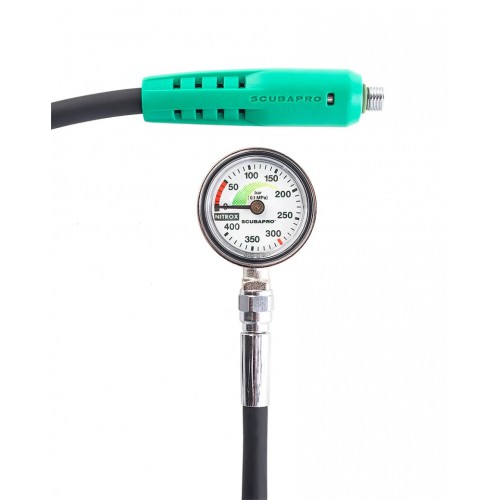 Scubapro Nitrox Pressure Gauge with Hose Scubapro Nitrox Pressure Gauge with Hose