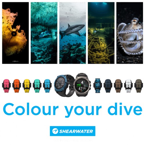 Shearwater Teric Colour Strap Kit Shearwater Teric Colour Strap Kit