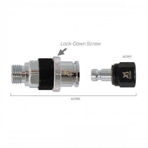 XS Scuba Brass 2nd Stage Quick Disconnect XS Scuba Brass 2nd Stage Quick Disconnect